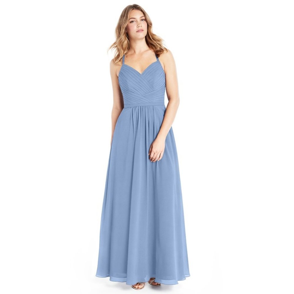 AZAZIE AMARI Blue Bridesmaid Dress